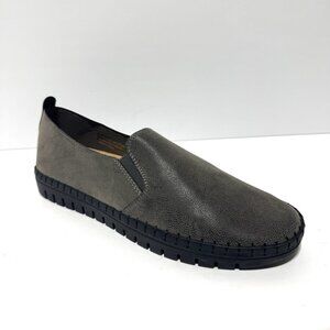 Easy Street Womens Fresh Slip On Grey Size 7.5 Narrow